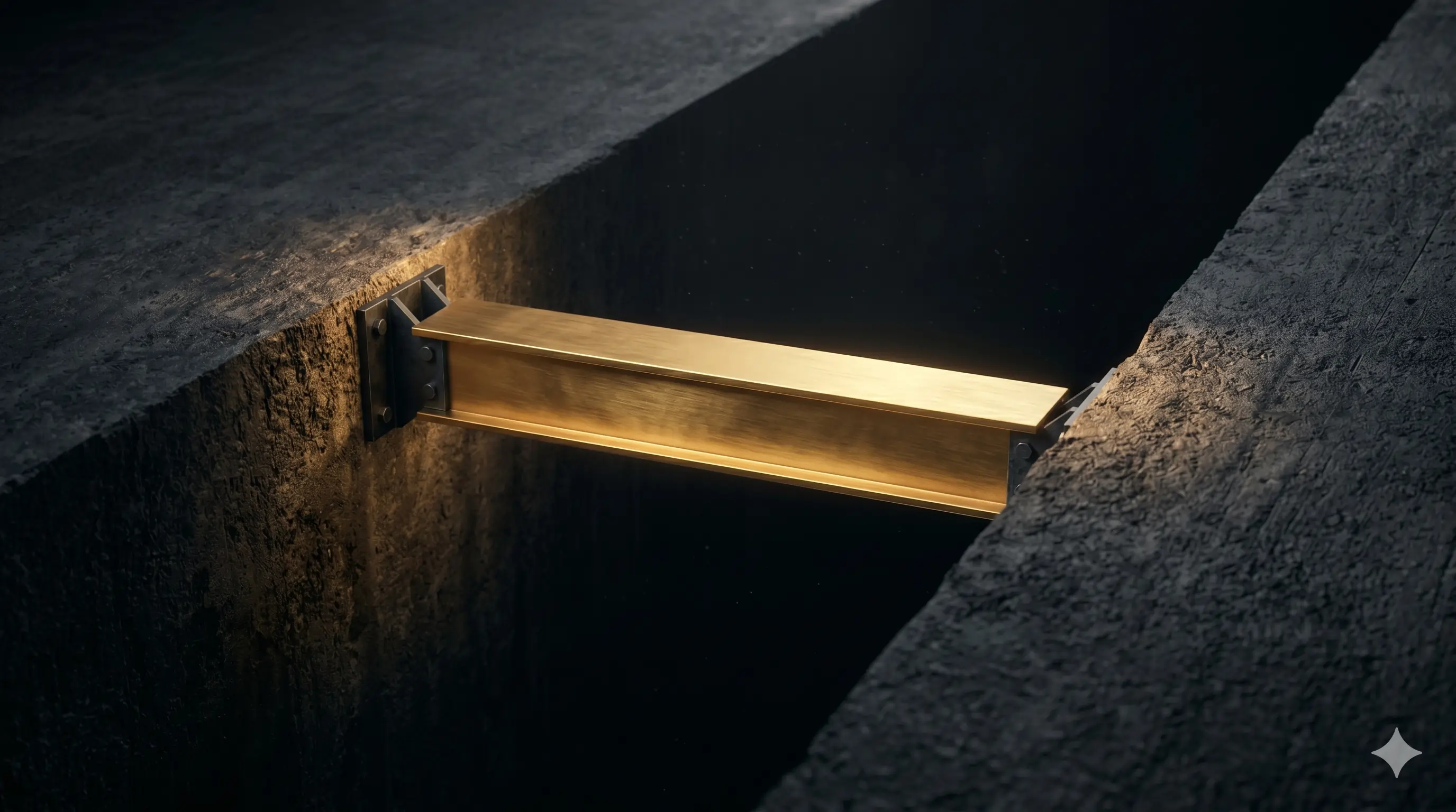 Structural Golden Beam Bridge